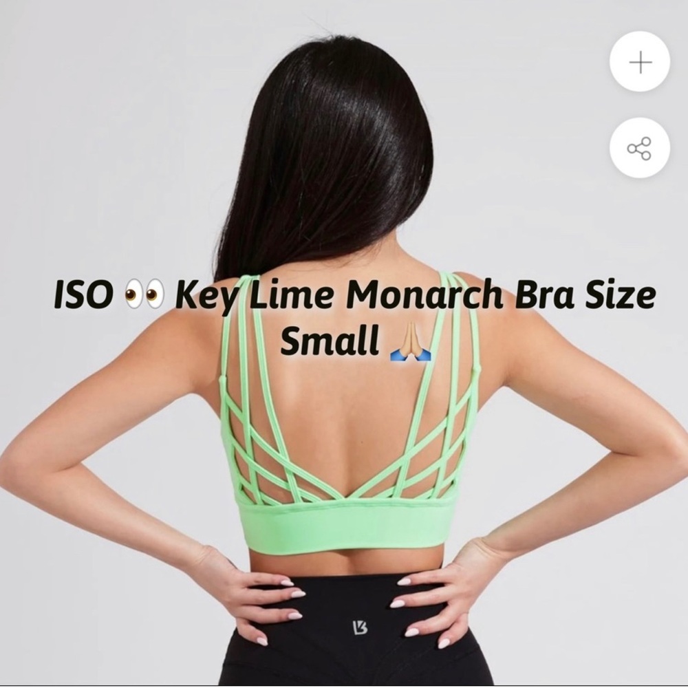 ISO 👀 "Key Lime" Monarch Bra - Size Small  💚🙏🏼